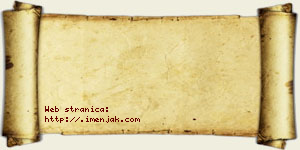 Isidor Panić vizit kartica